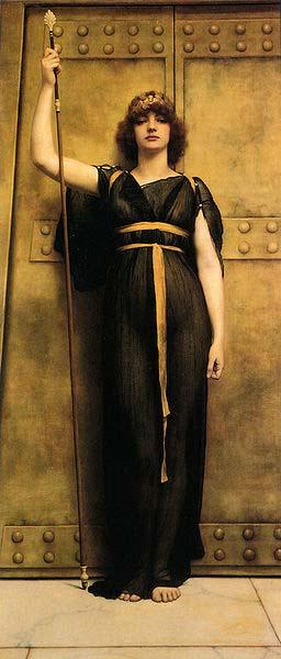 John William Godward A Priestess china oil painting image